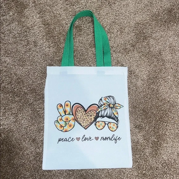 Handmade Colorful Graphic Mom Canvas Tote Bags - Choice of One - Picture 5 of 5